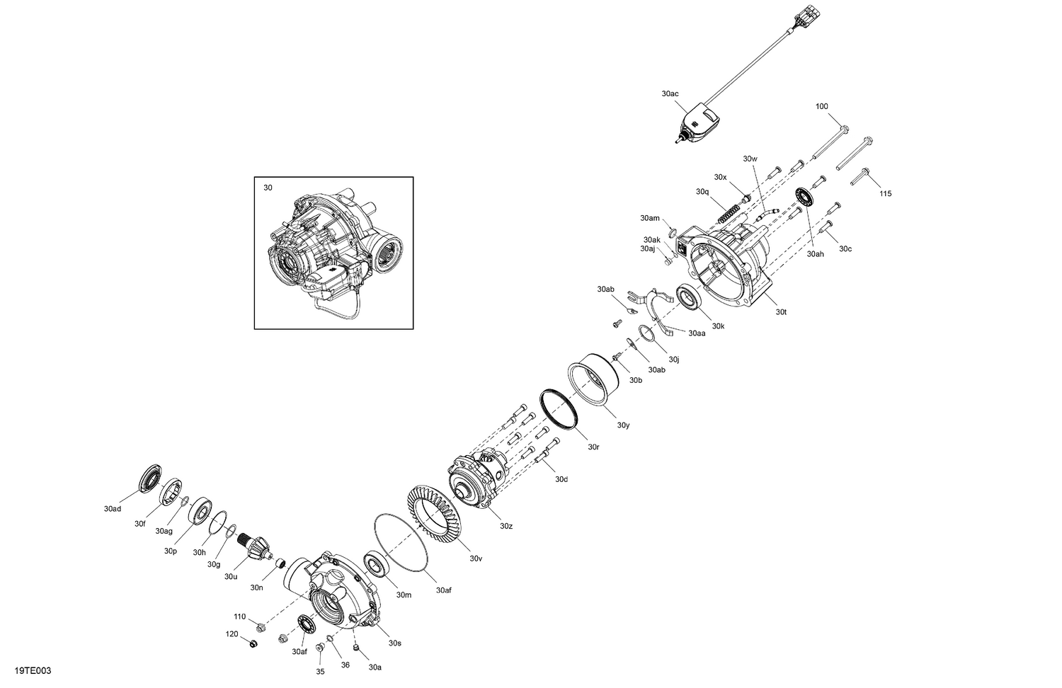 04- Drive - Front - Differential Parts