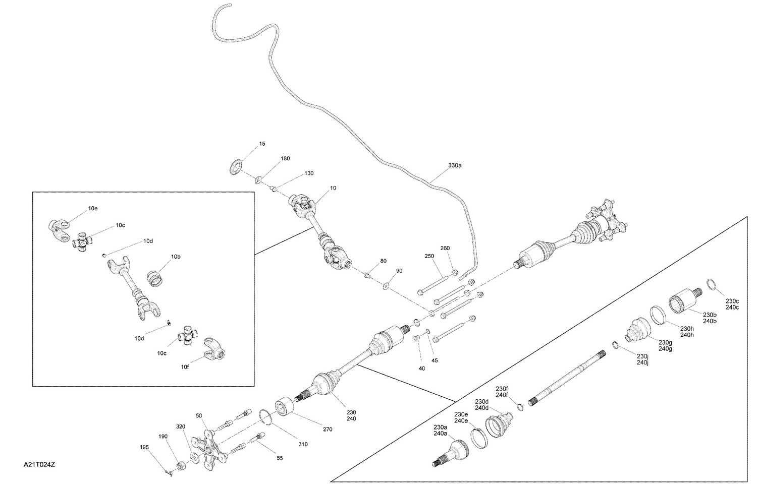 04- Drive - Rear Section - Common Parts - STD
