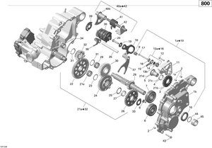 01- Gear Box And Components Schematic