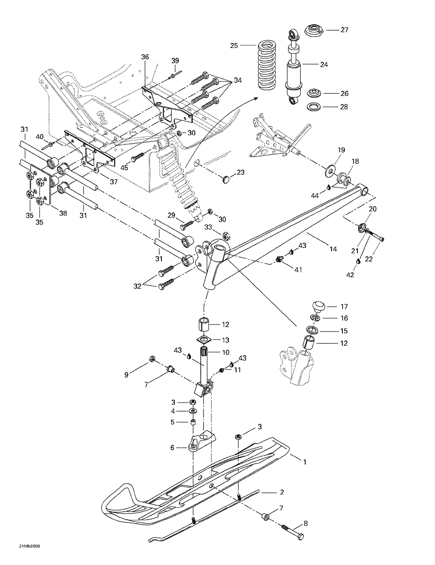 07- Front Suspension And Ski