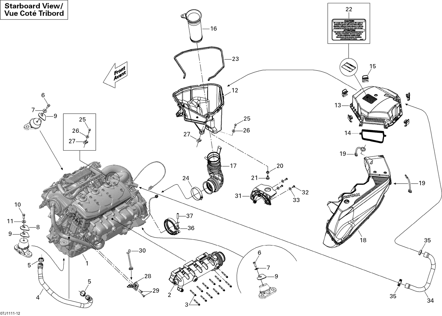 01- Engine And Air Intake Silencer