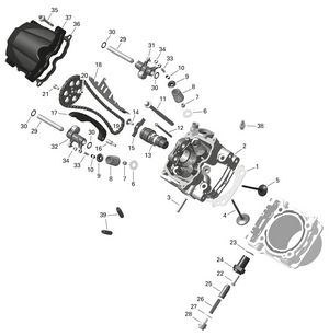 01- Rotax - Cylinder Head Schematic