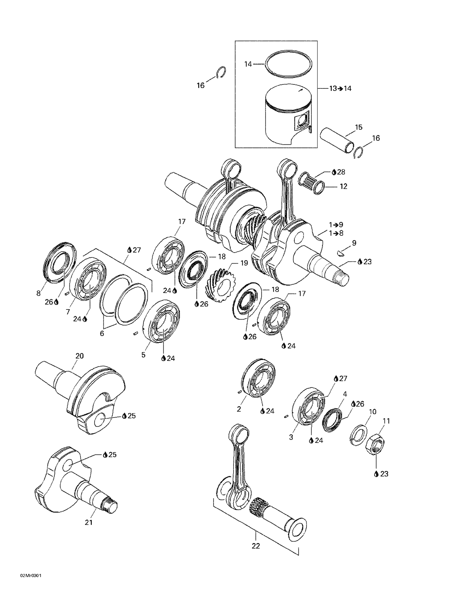01- Crankshaft And Pistons