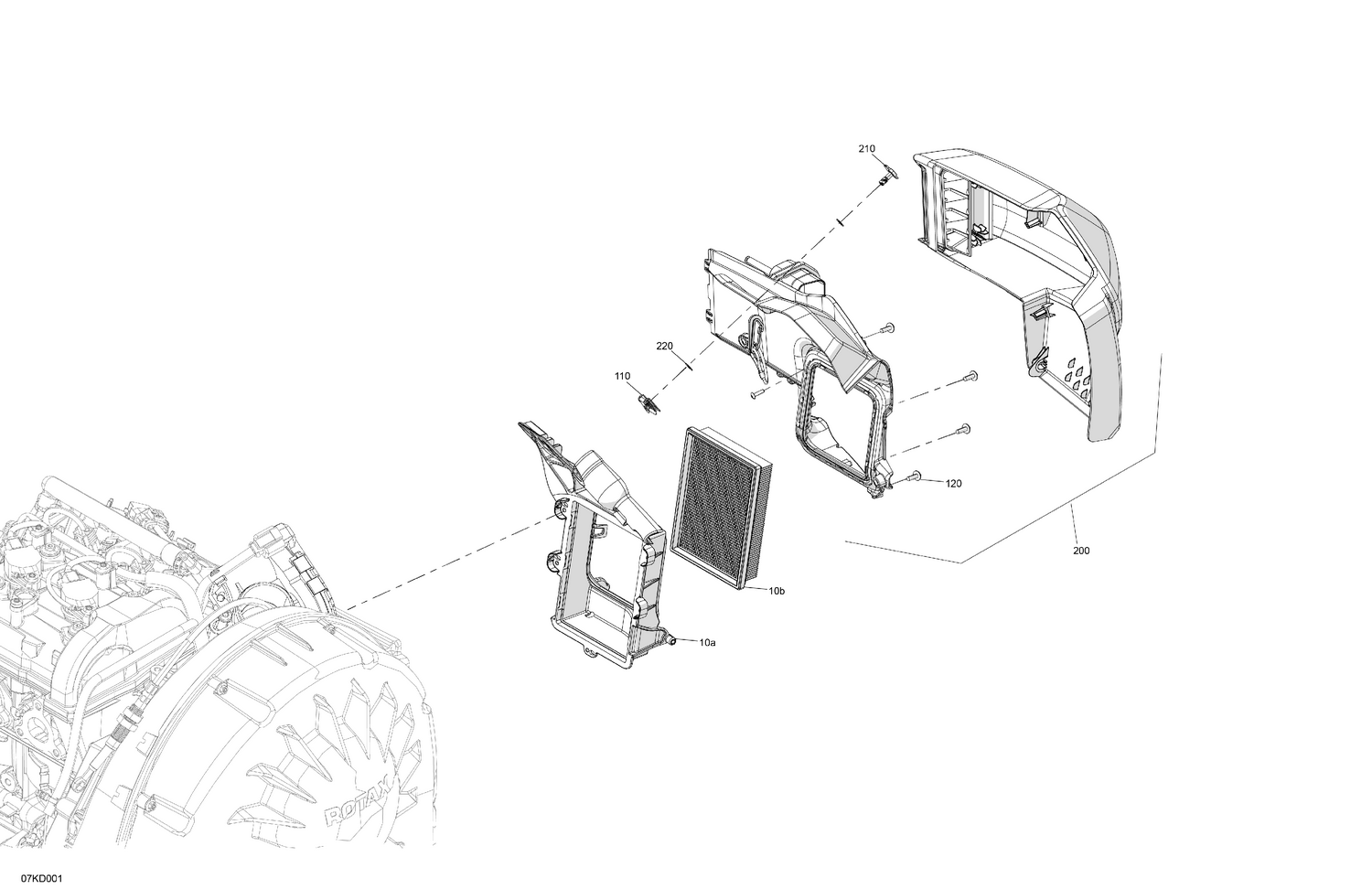 02- Engine - RH Air Intake