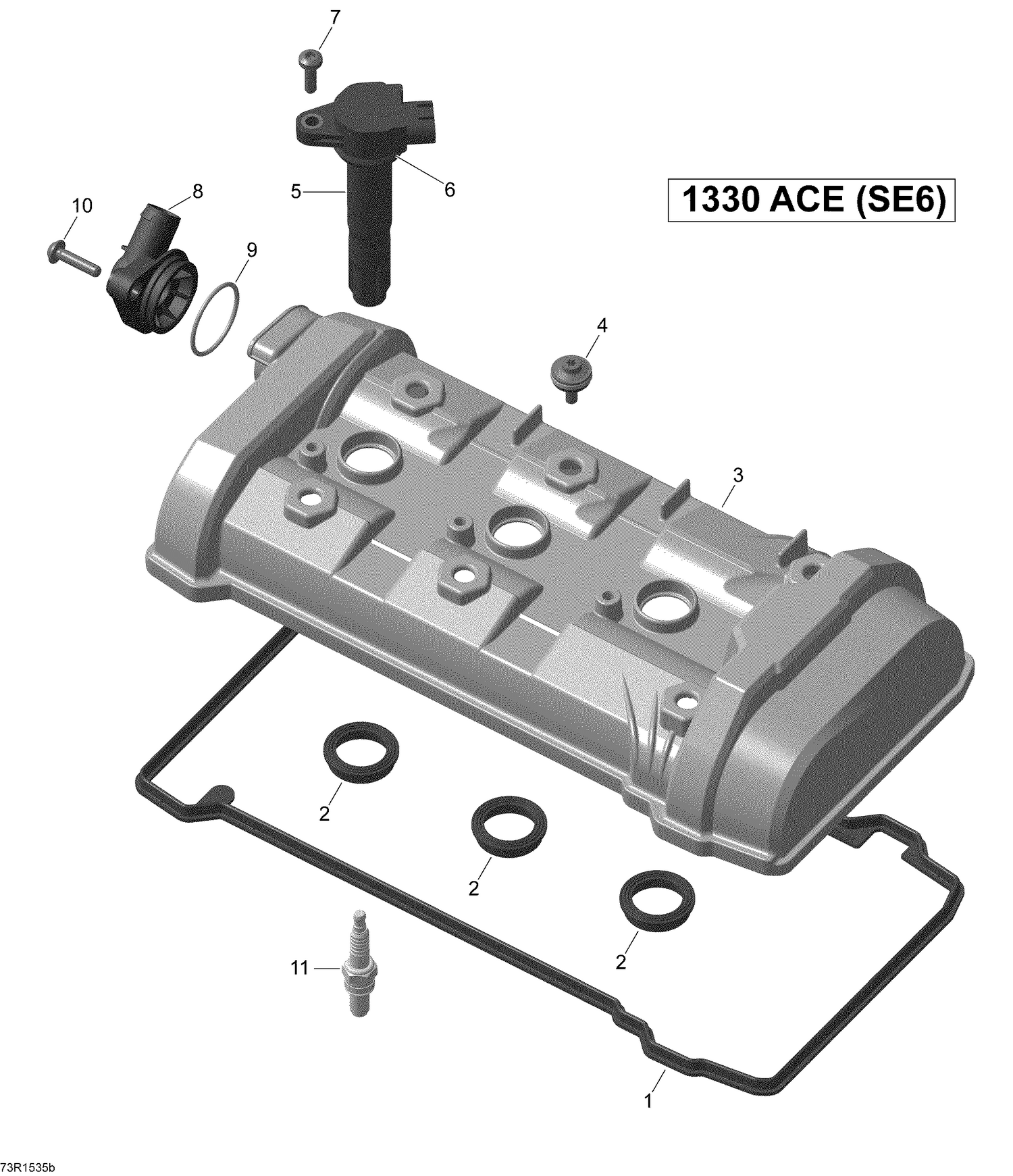 01- Valve Cover _73R1535b