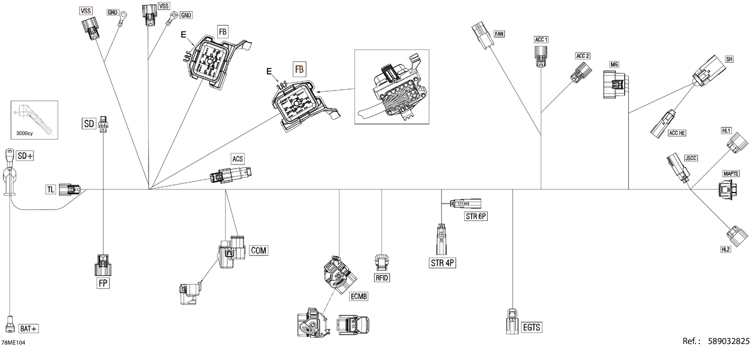 08- Electric - Main Harness - 515178956