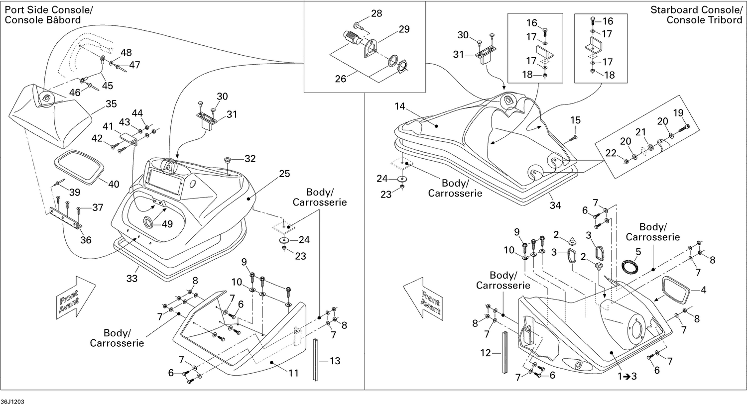 09- Front Console And Glove Box