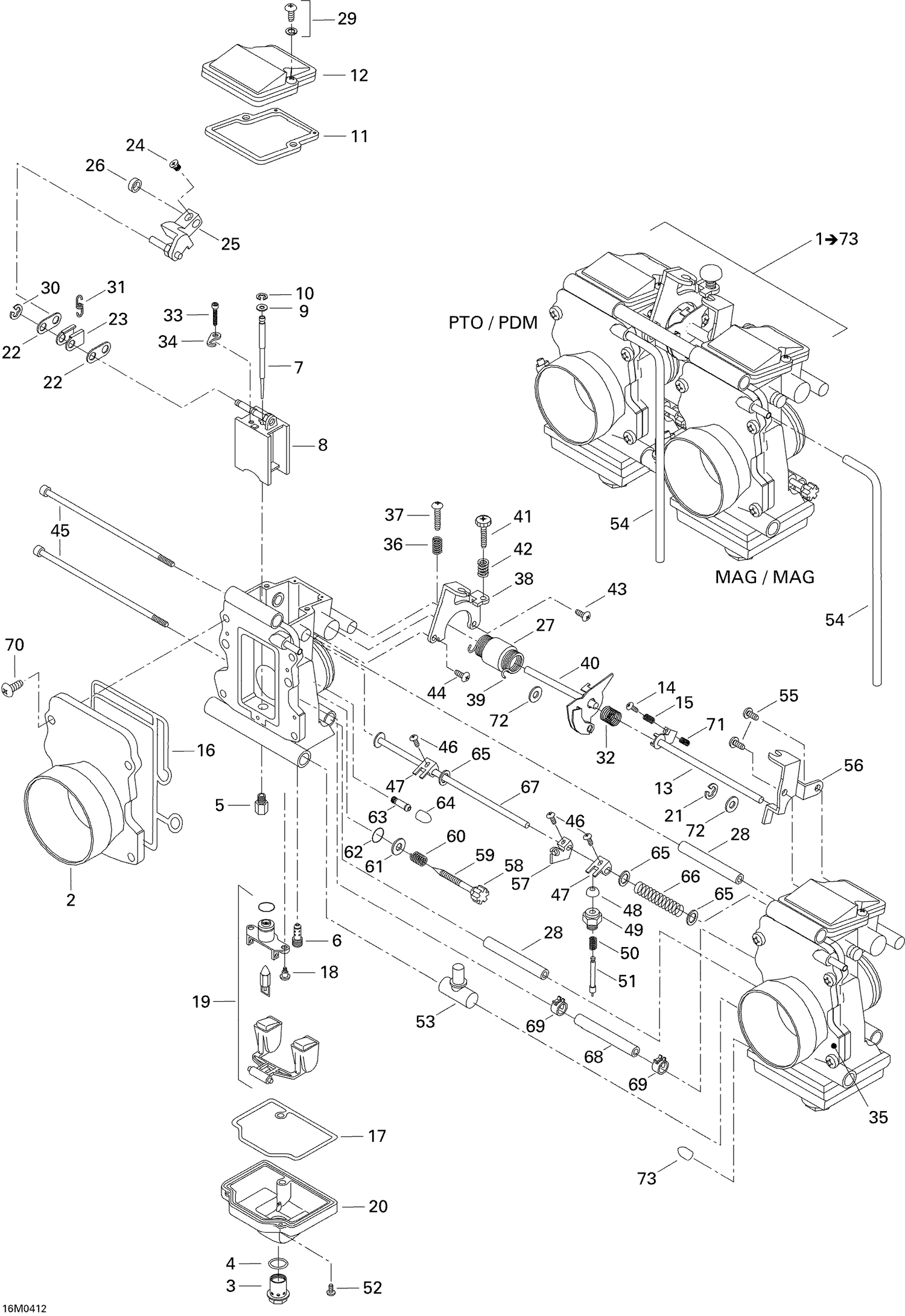 02- Carburetor (800 HO With DPM)