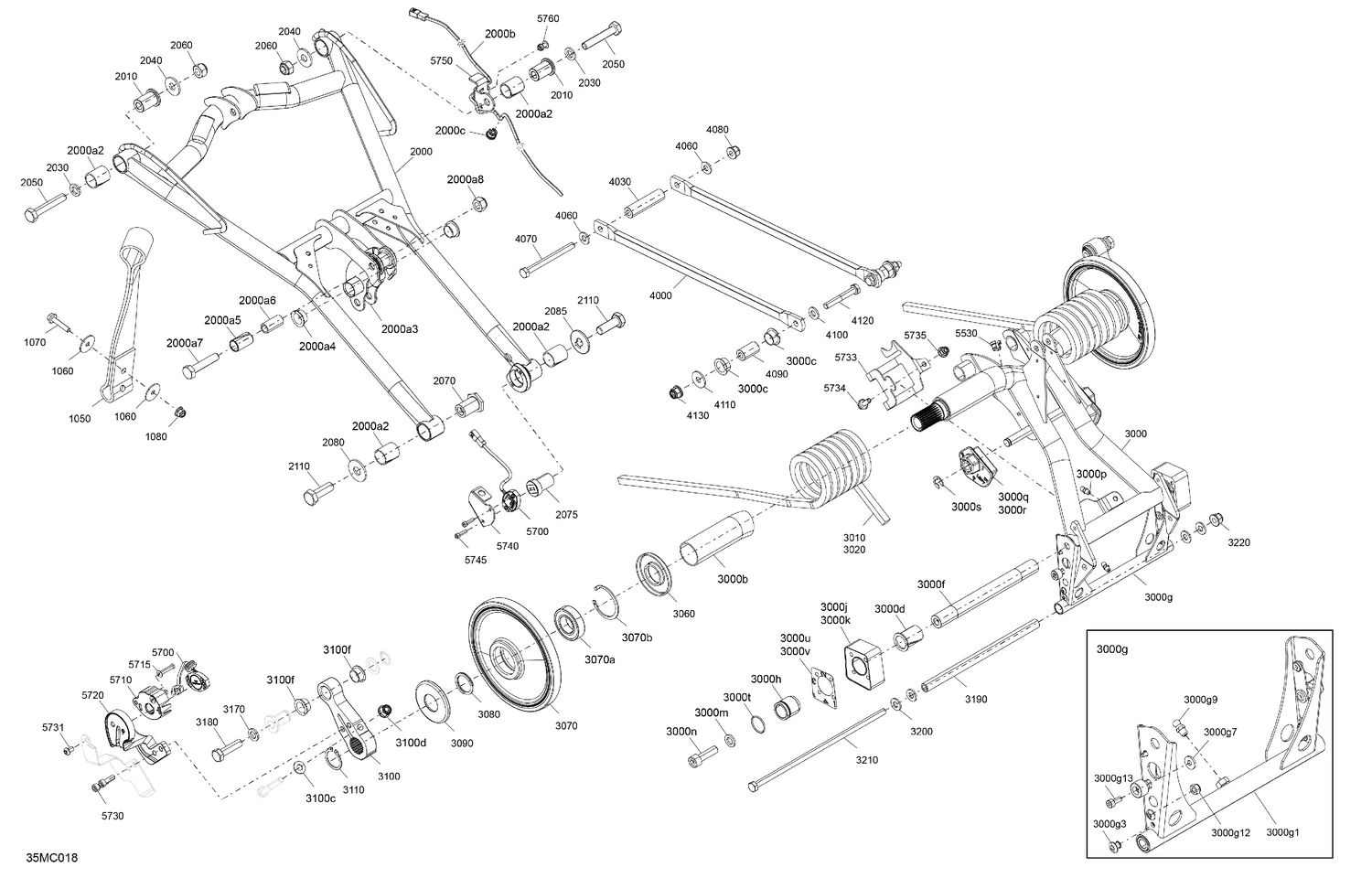 05- Suspension - Rear - Upper Section - Avec SAS