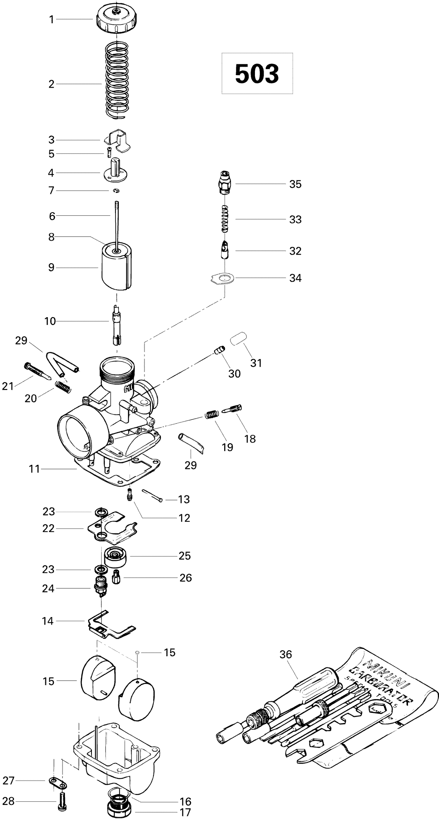 02- Carburetor 500