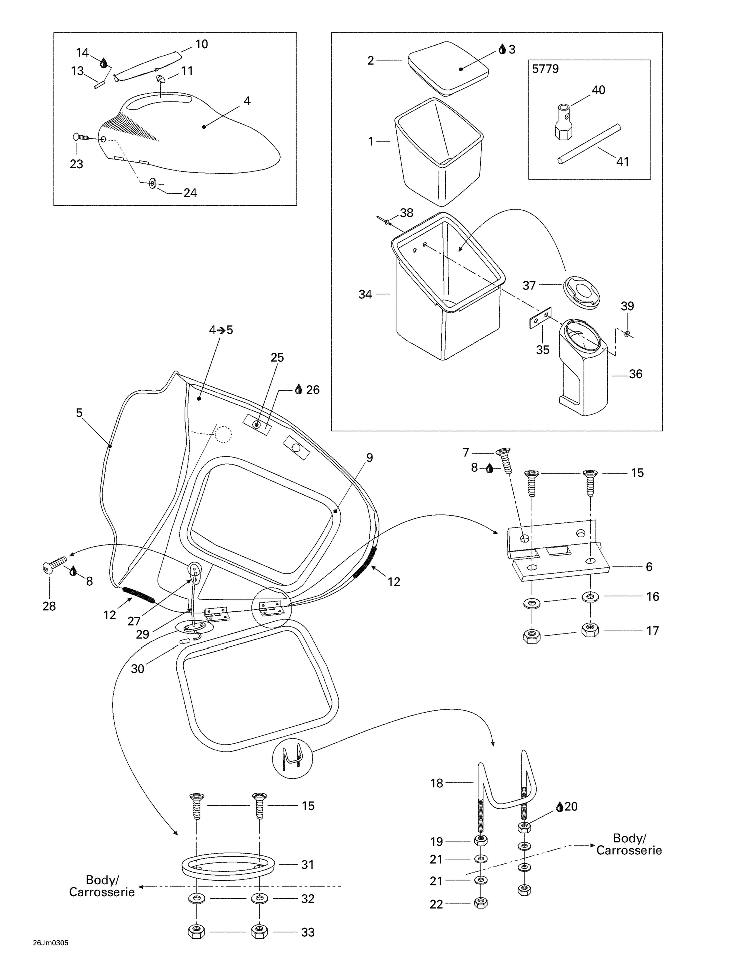 09- Front Storage Compartment