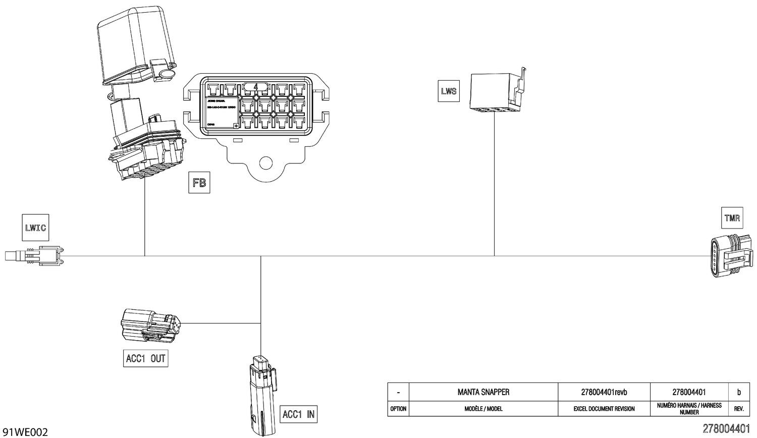 08- ELECTRIC - Livewell Wiring Harness - 278004401