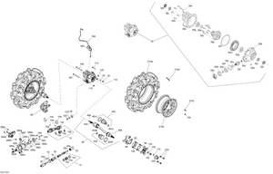 07- Drive System, Front - All Models Schematic