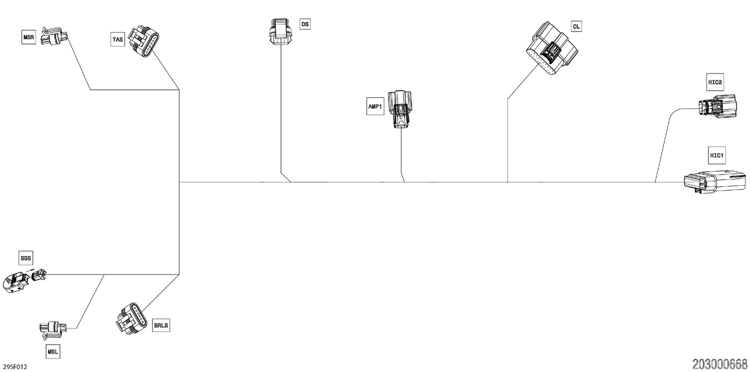 08- Electric - Steering Wiring Harness - 278004342