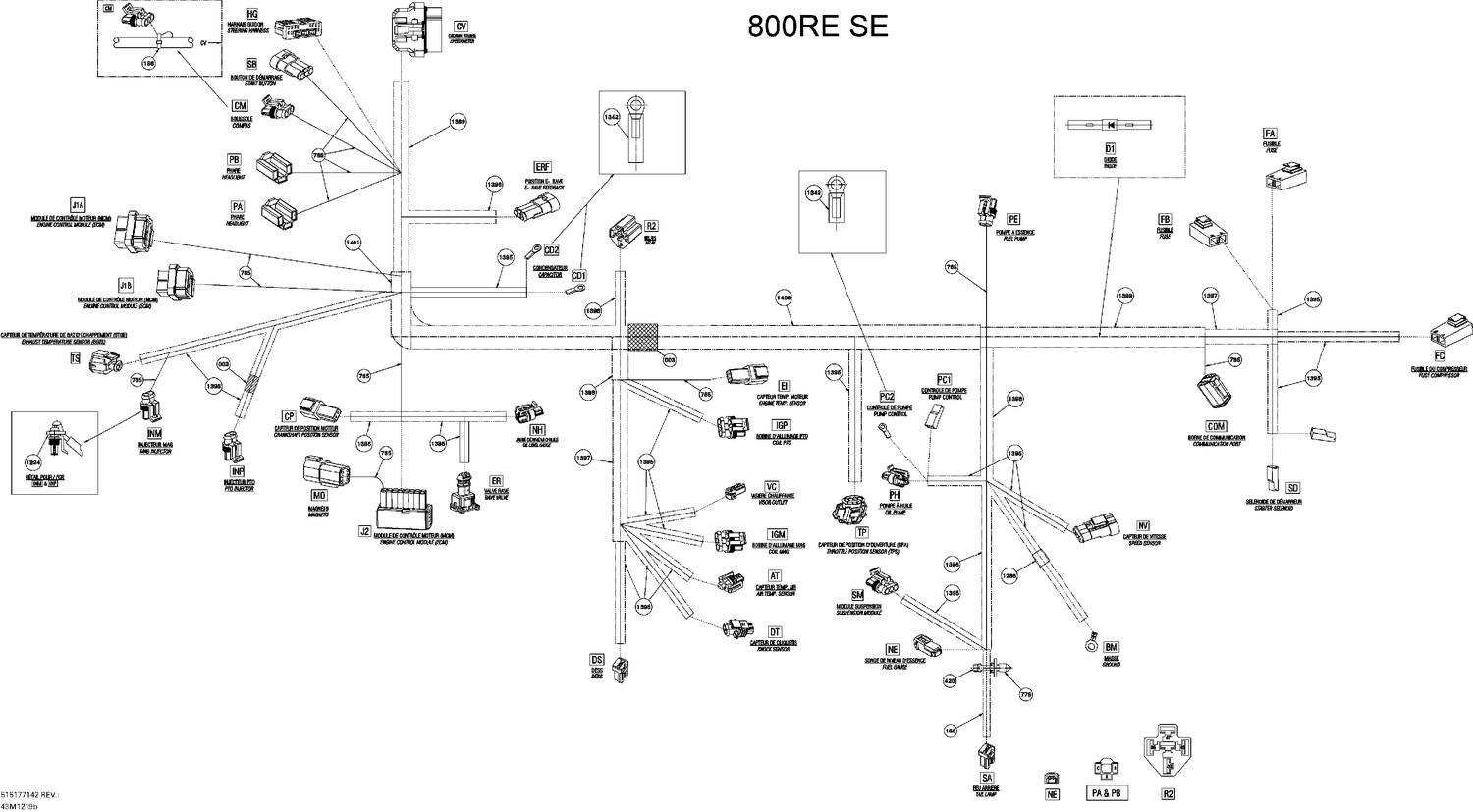 10- Electrical Harness 800R ETEC