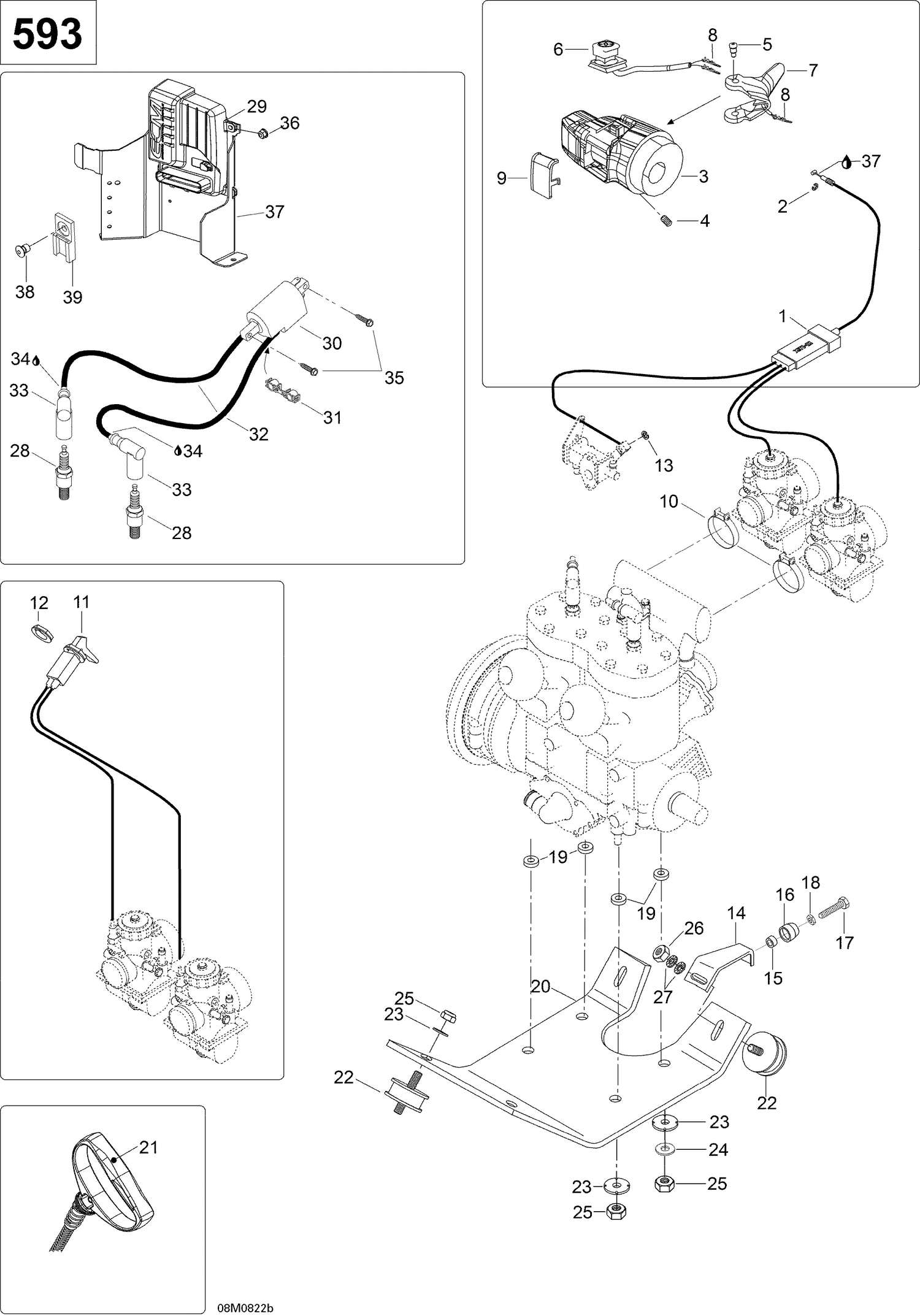 01- Engine And Engine Support WT 600