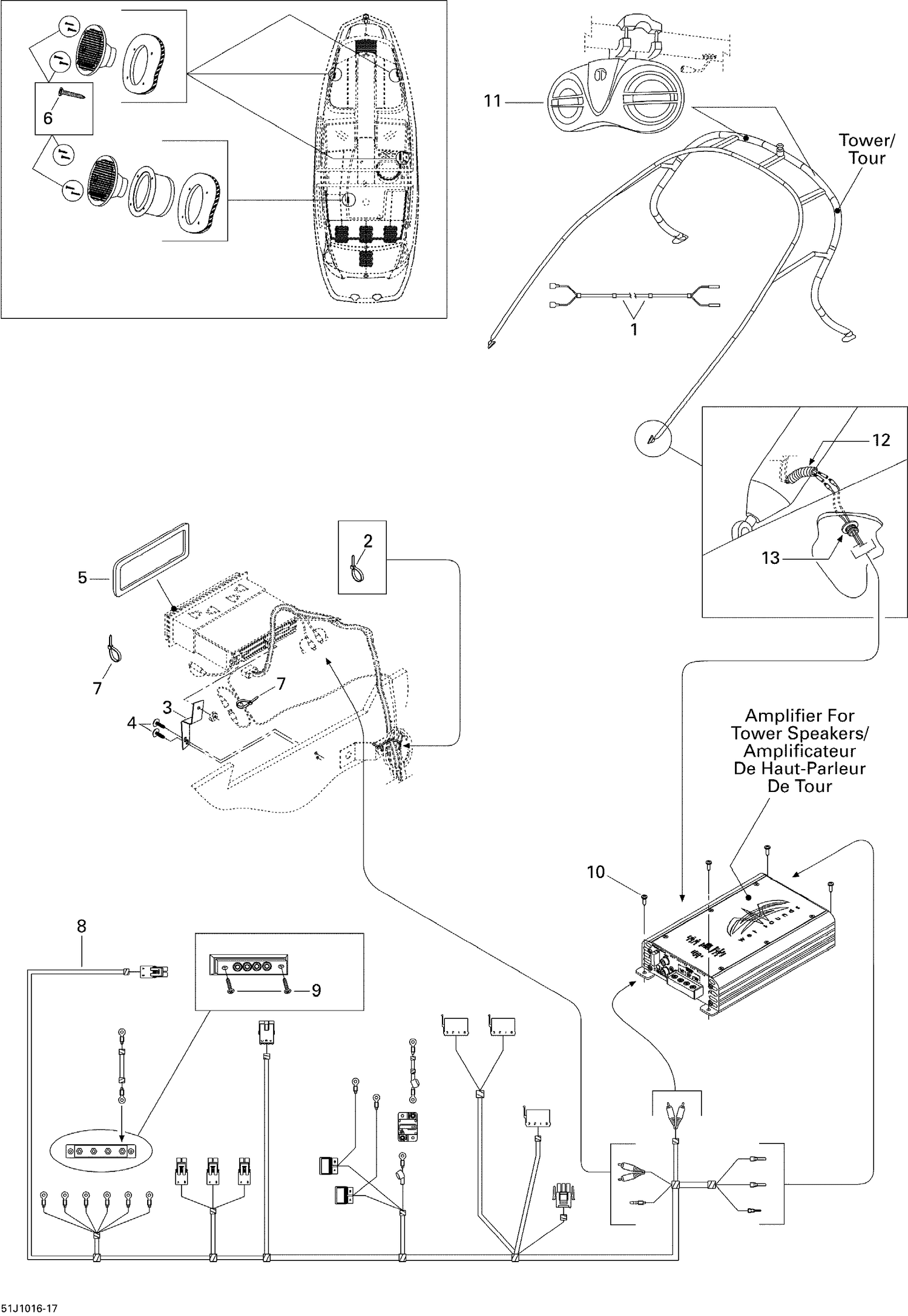10- Amplifier And Tower Speakers