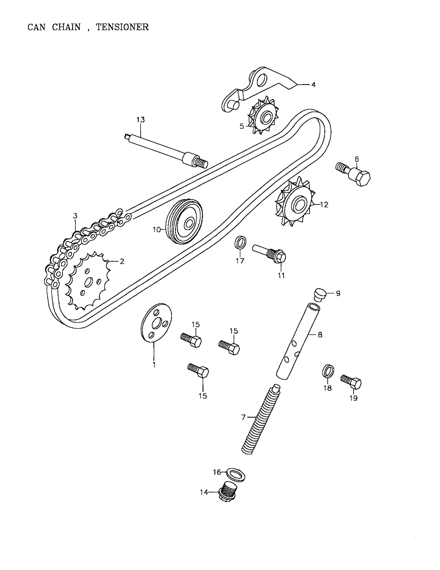 05- Cam Chain, Tensioner