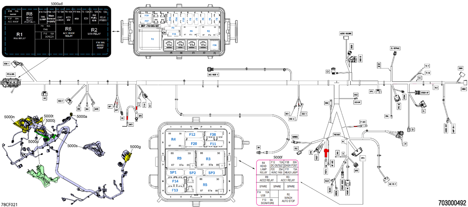 08- Electric - Main Harness - 710010579