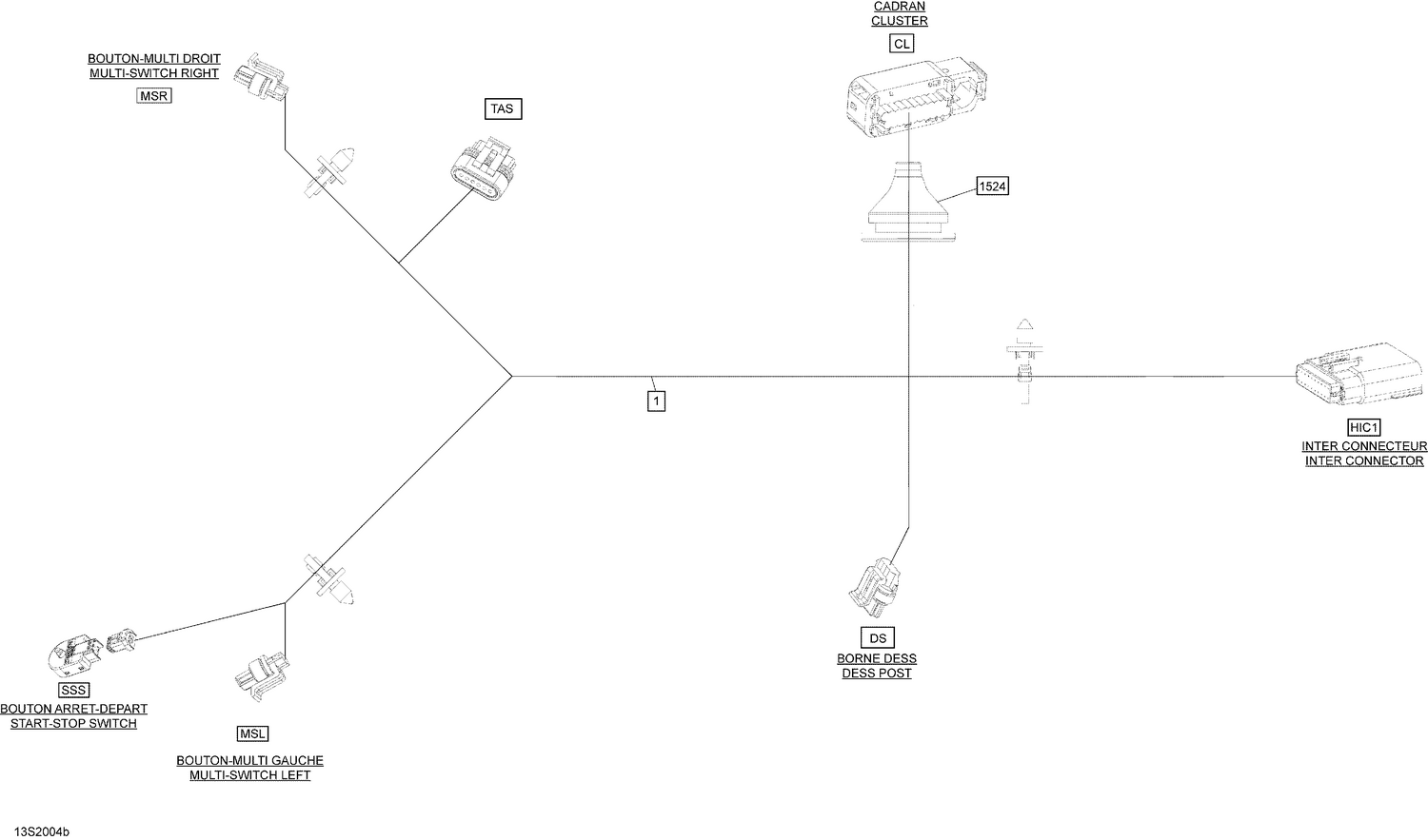 10- Electrical Harness Steering 278003827