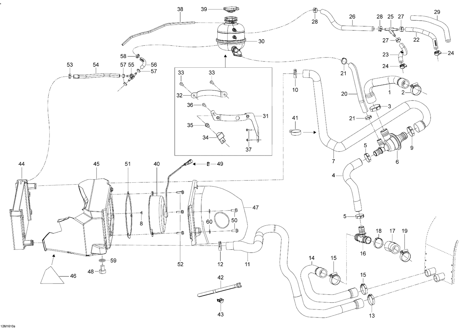 01- Cooling System - 600 E-TEC