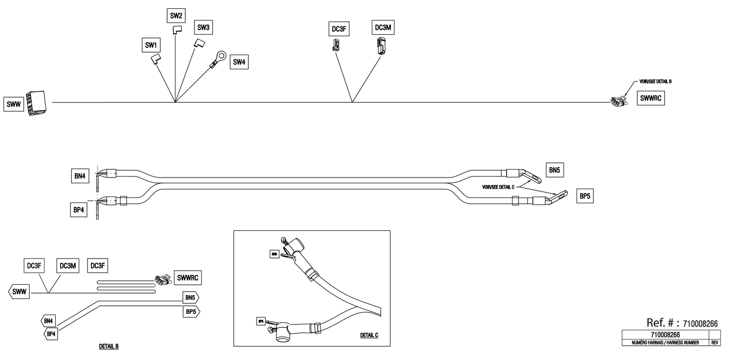 08- Electric - Winch Wiring Harness - 710008266