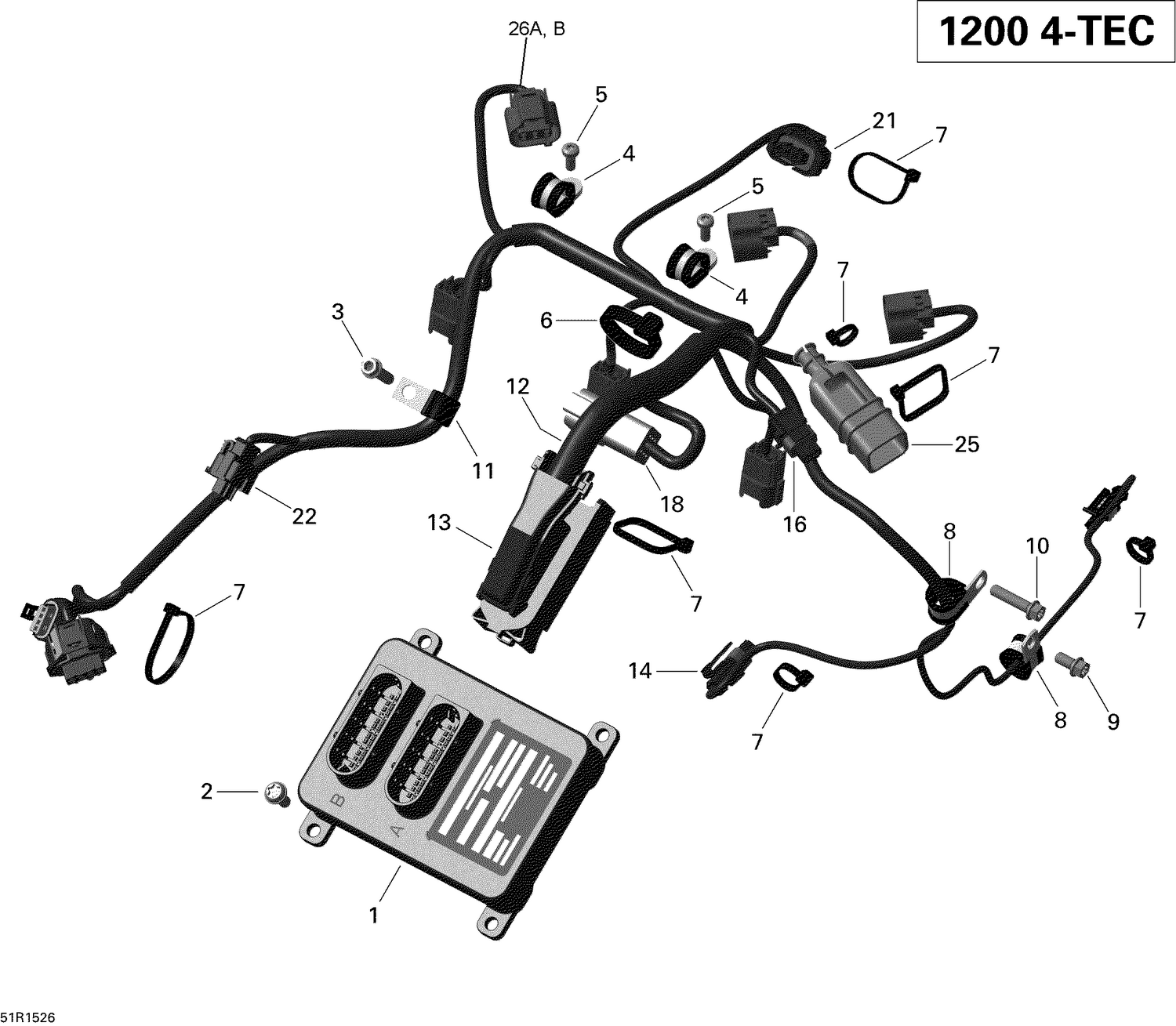 10- Engine Harness And Electronic Module _51R1526