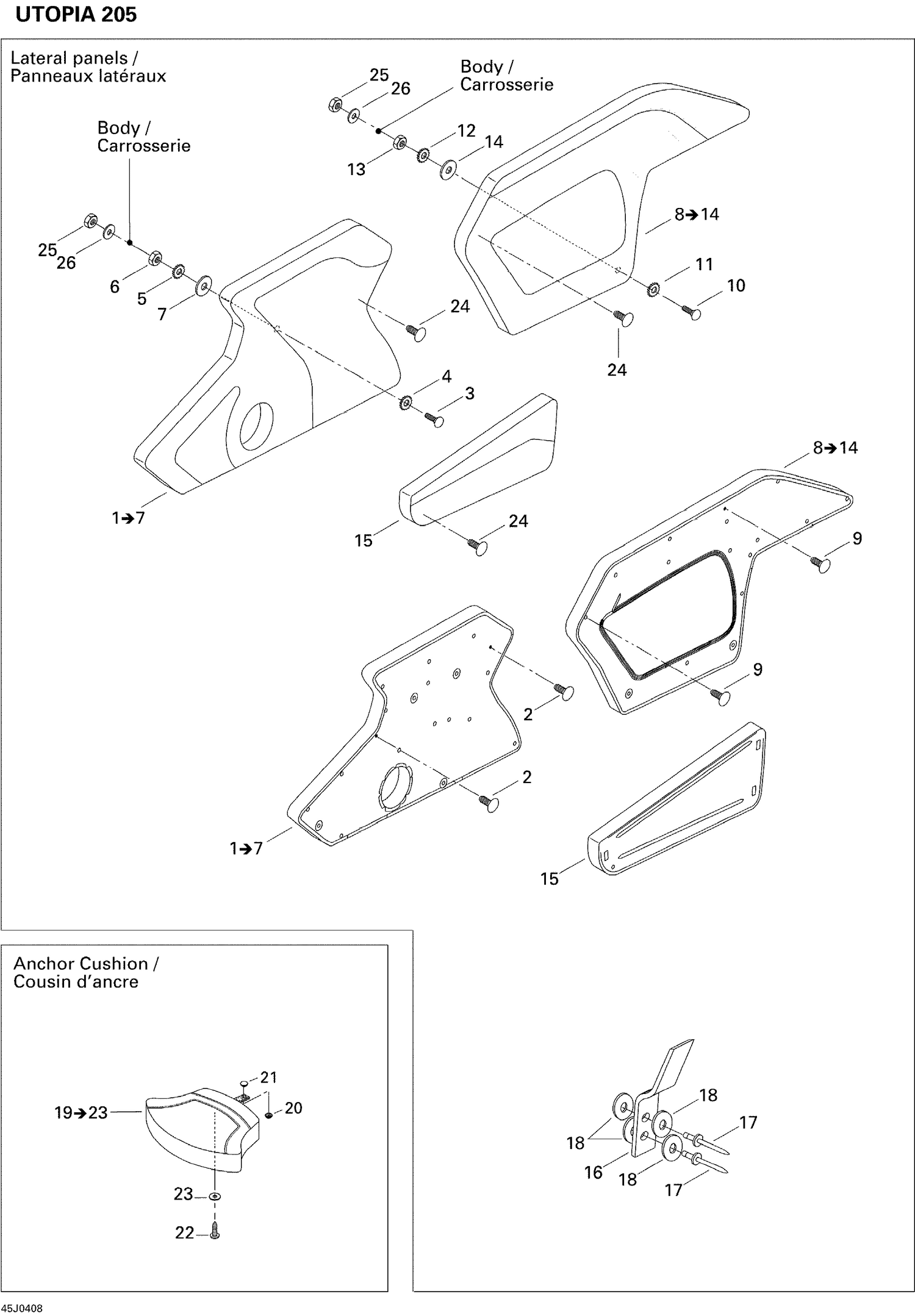 09- Lateral Panel and Anchor Cushion
