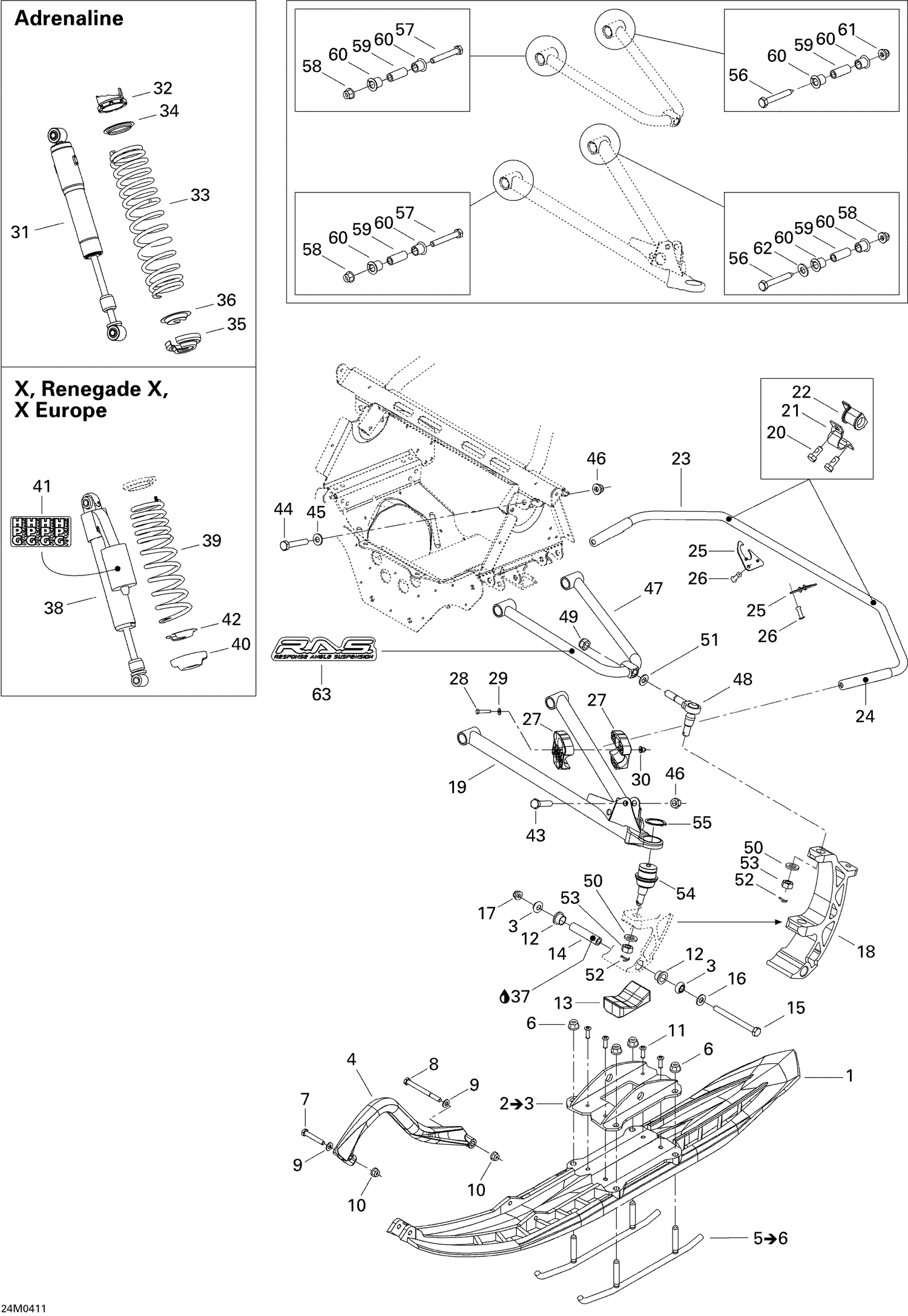 07- Front suspension and ski