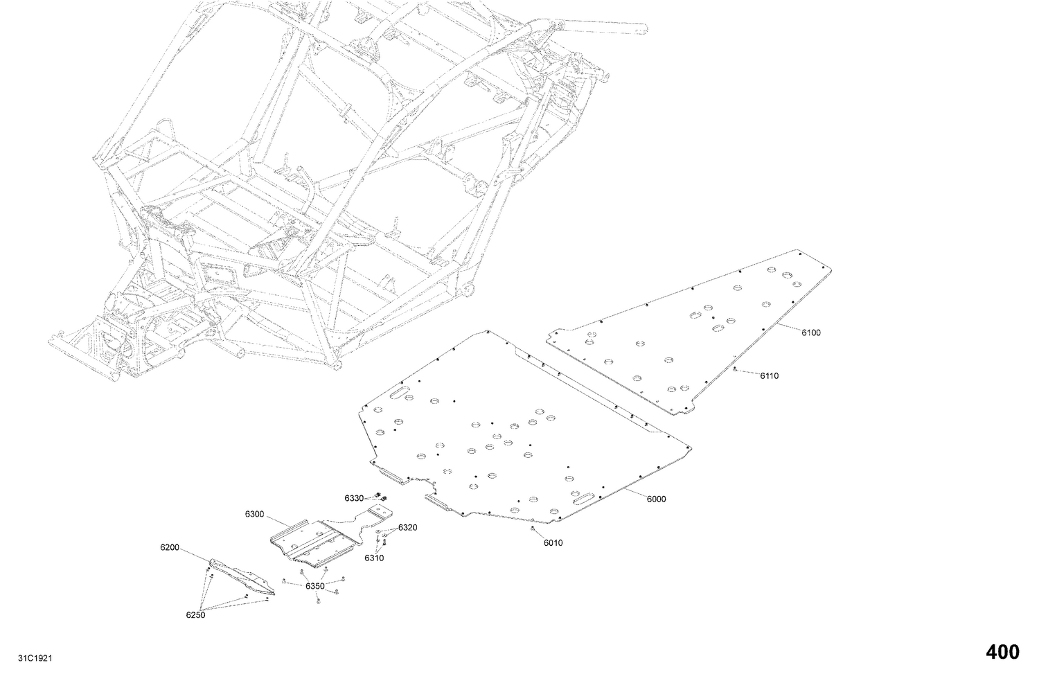 09- Body - Floor Section - Carbon Black