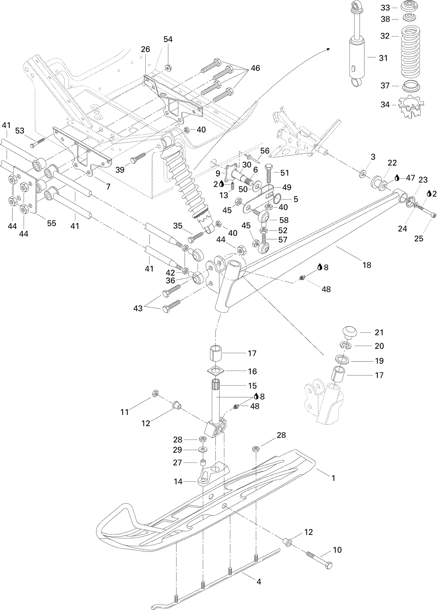 07- Front Suspension And Ski