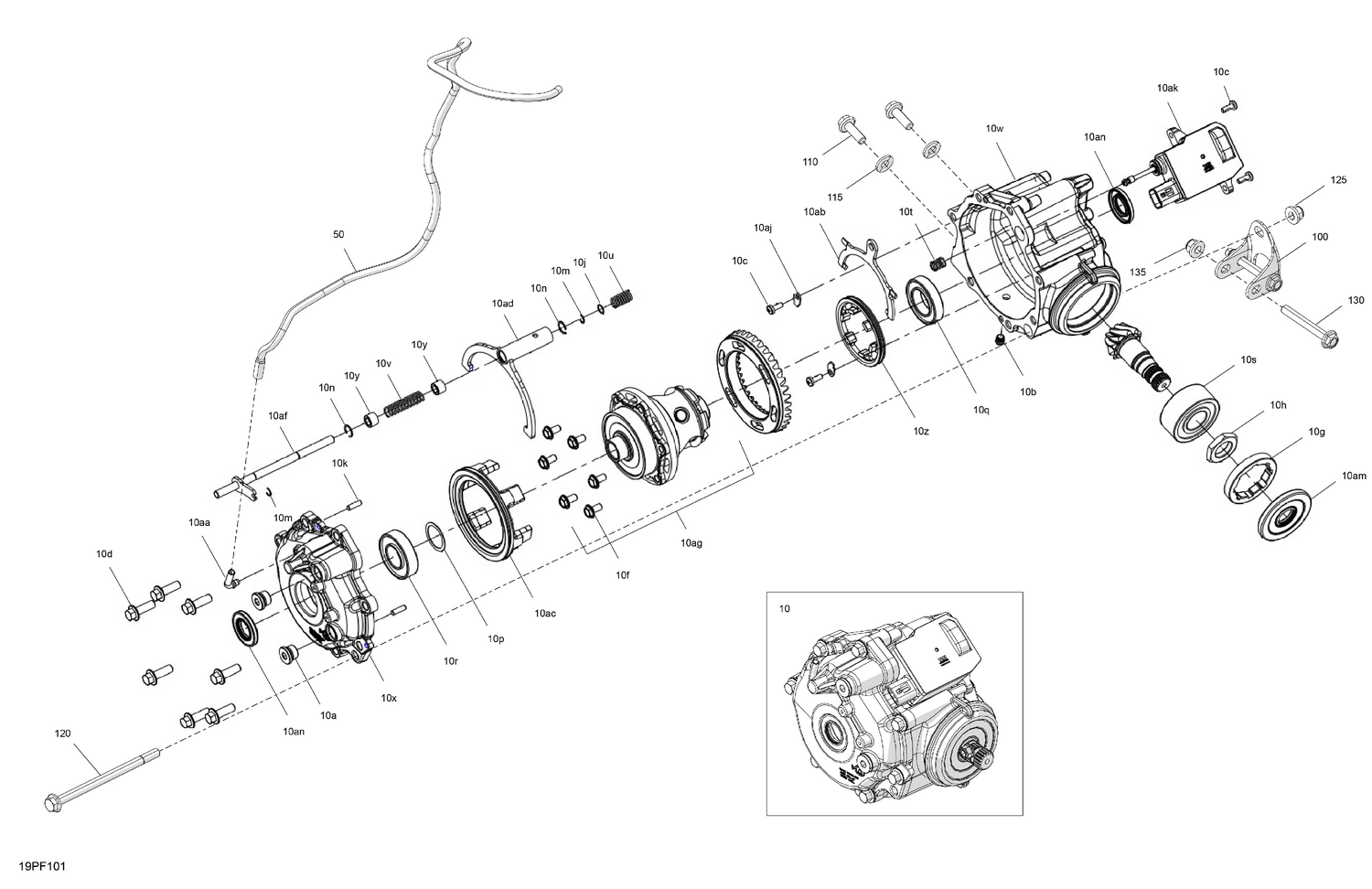 04- Drive - Front - Differential Parts