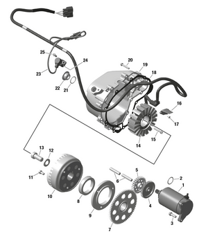 01- Rotax - Magneto And Electric Starter Schematic