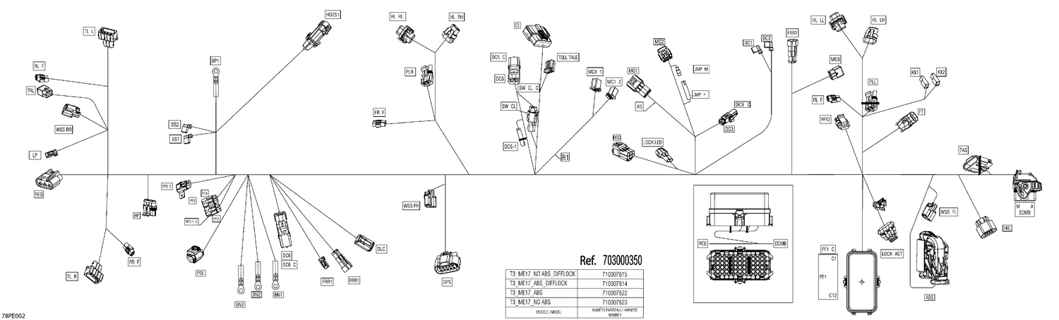 08- Electric - Main Harness - 710007823