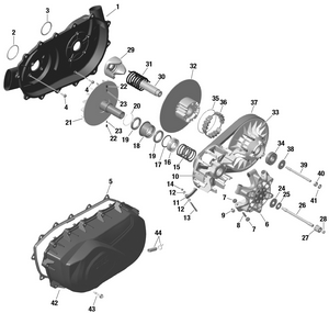 01- Rotax - Transmission - 322 Schematic