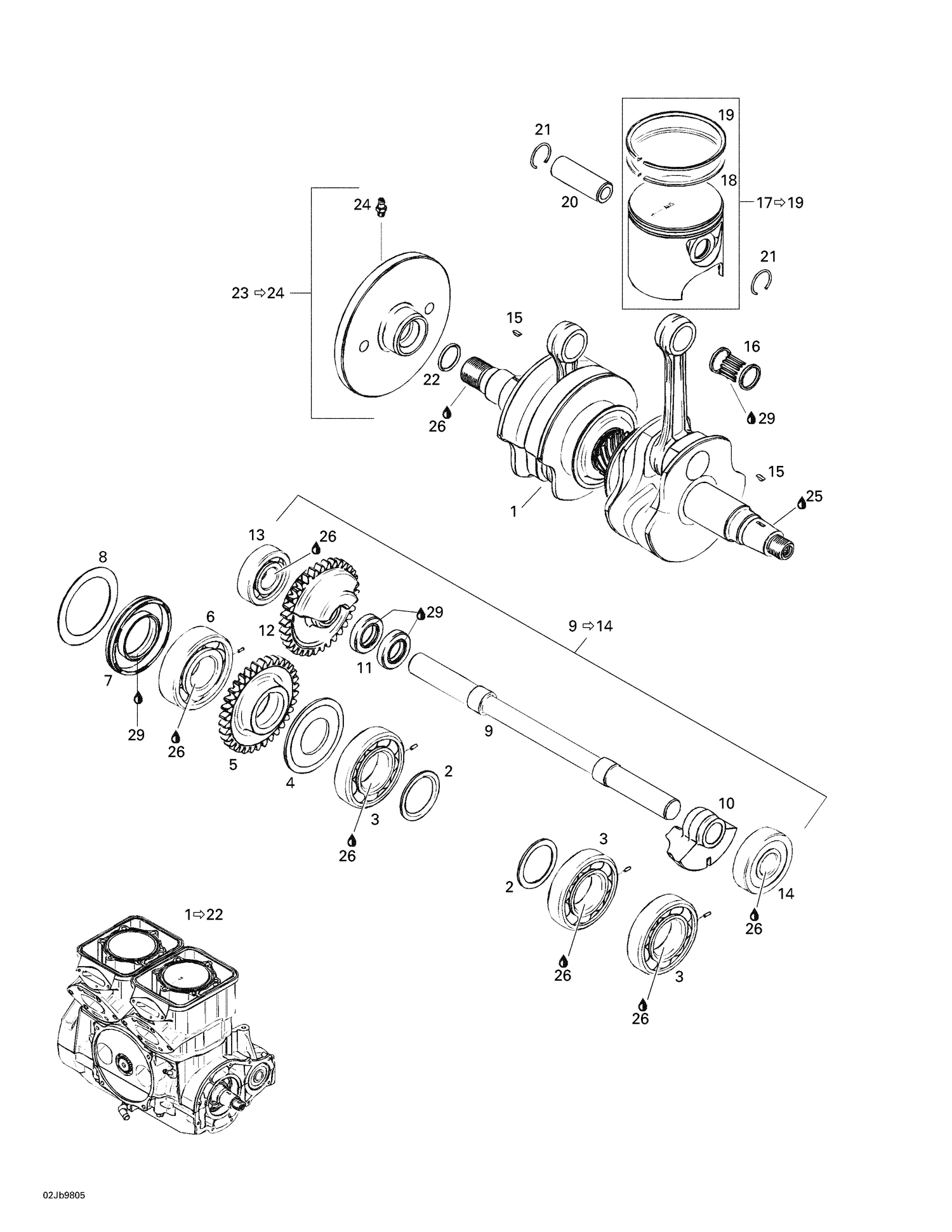 01- Crankshaft And Pistons