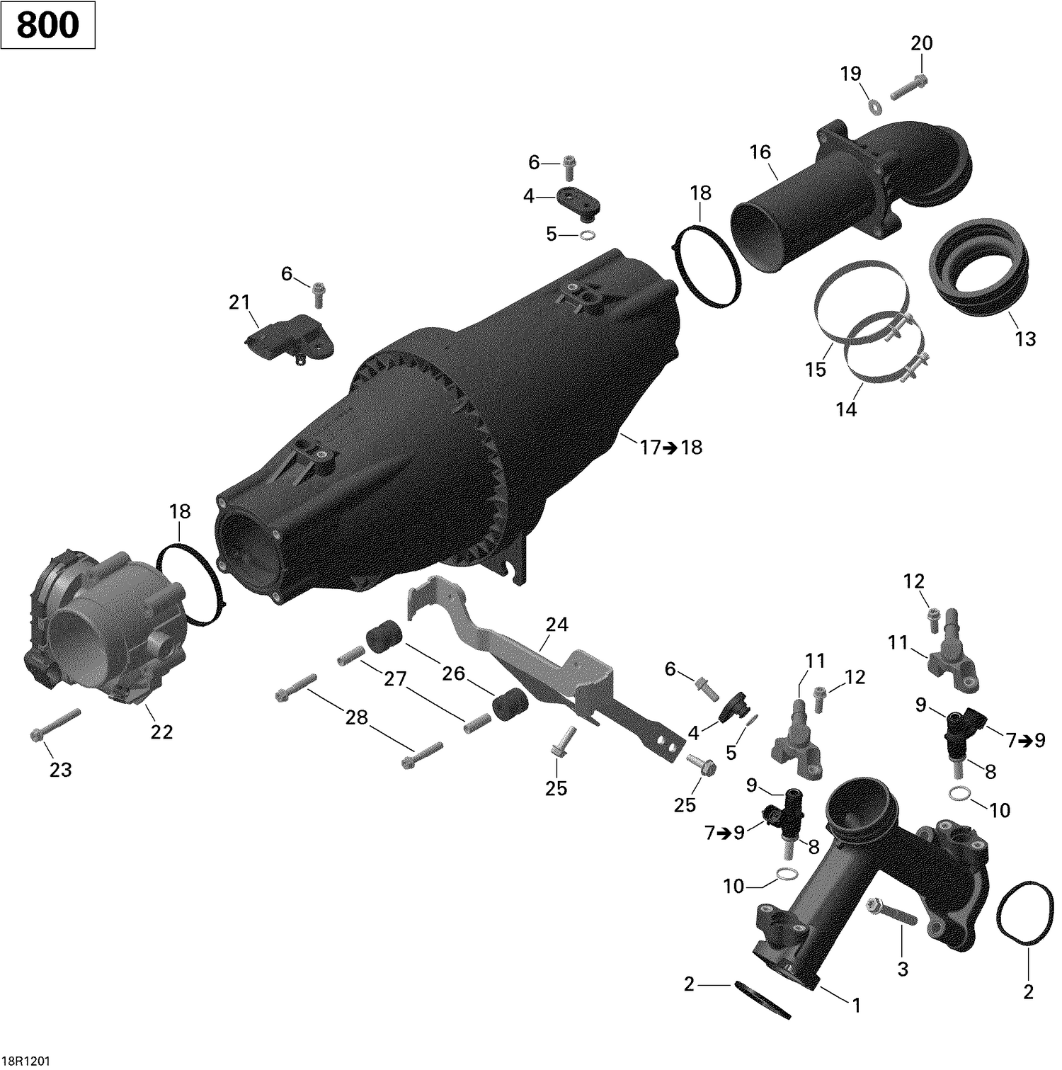 02- Air Intake Manifold And Throttle Body