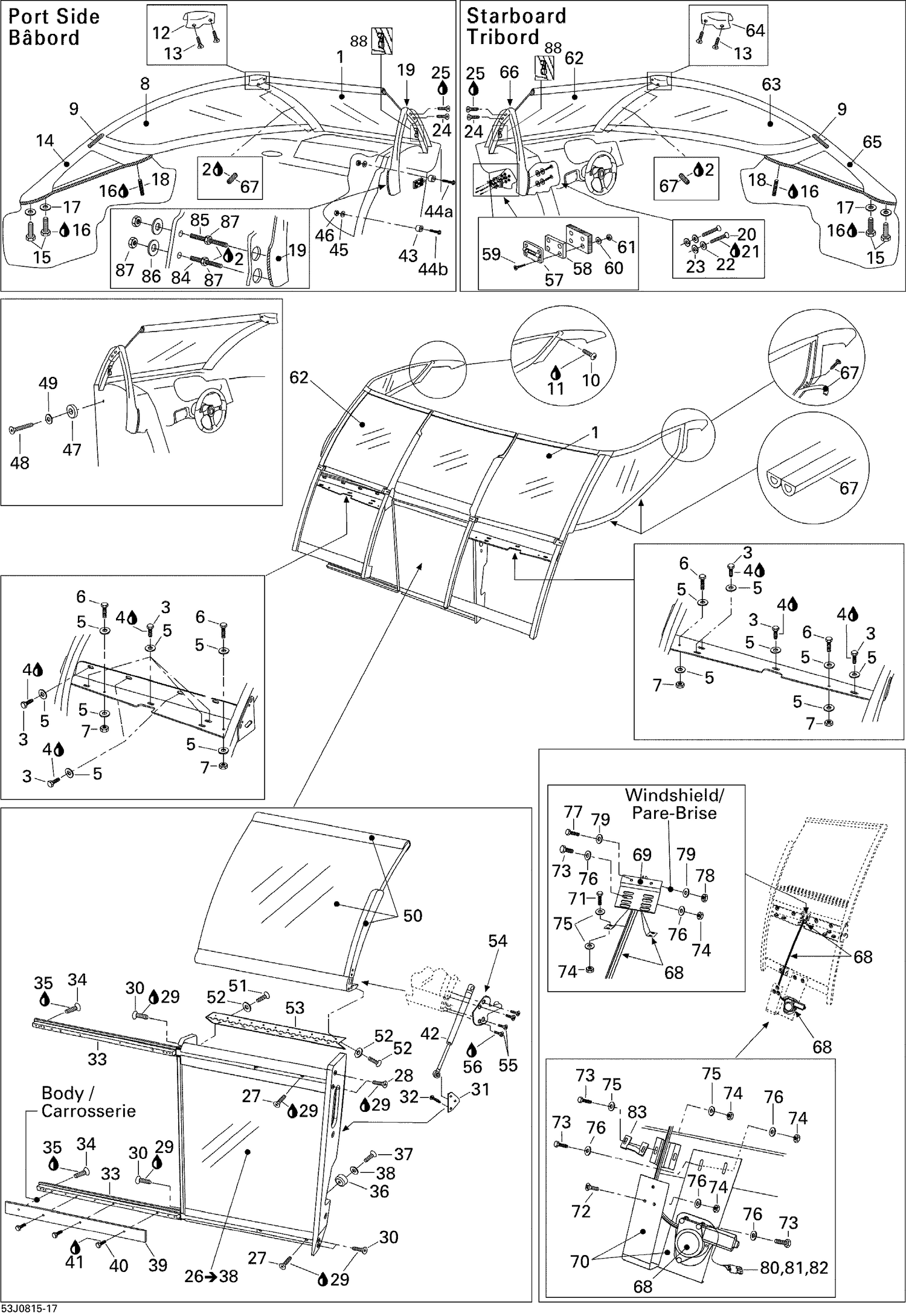09- Windshield, Retractable