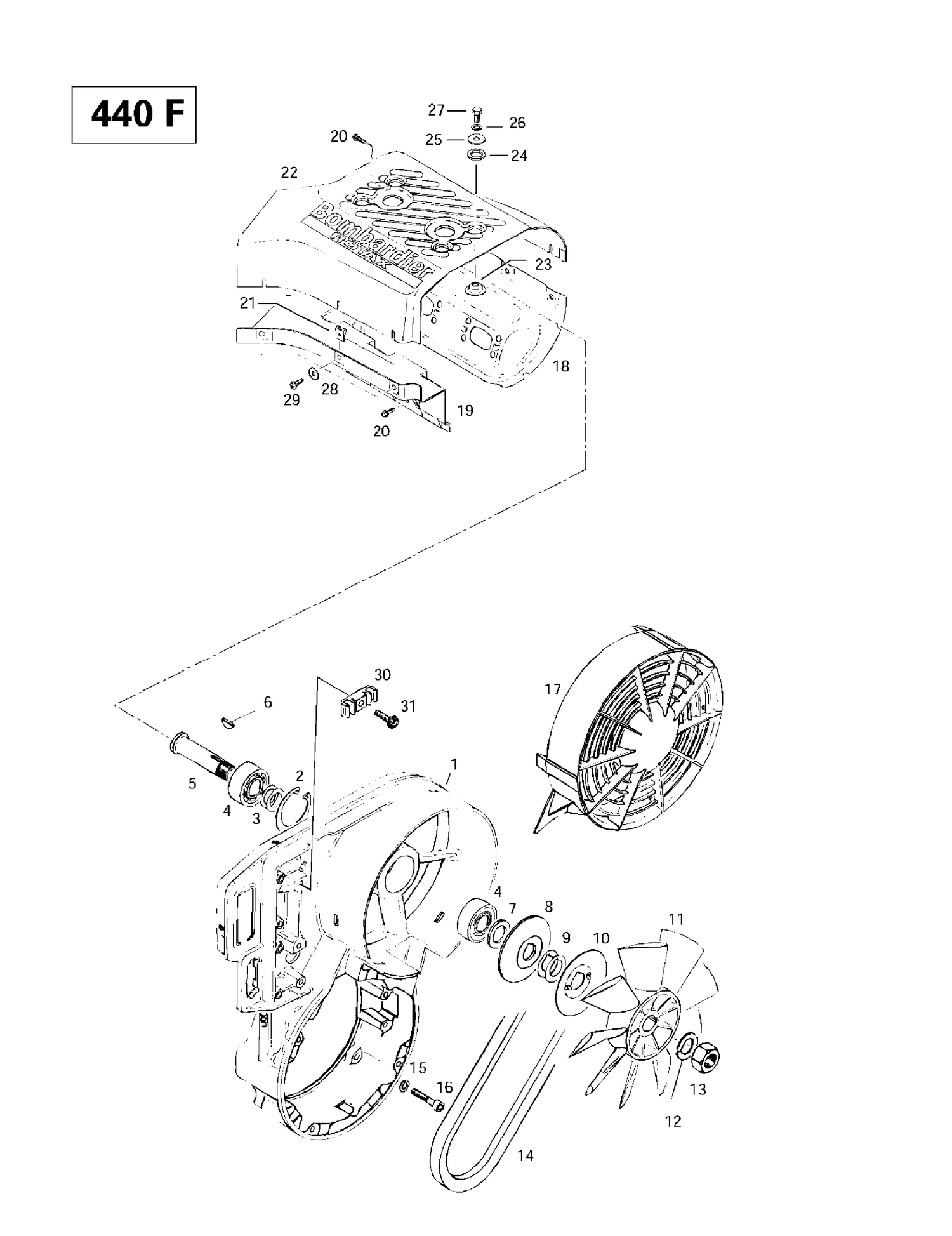 01- Cooling System  Fan (440F)