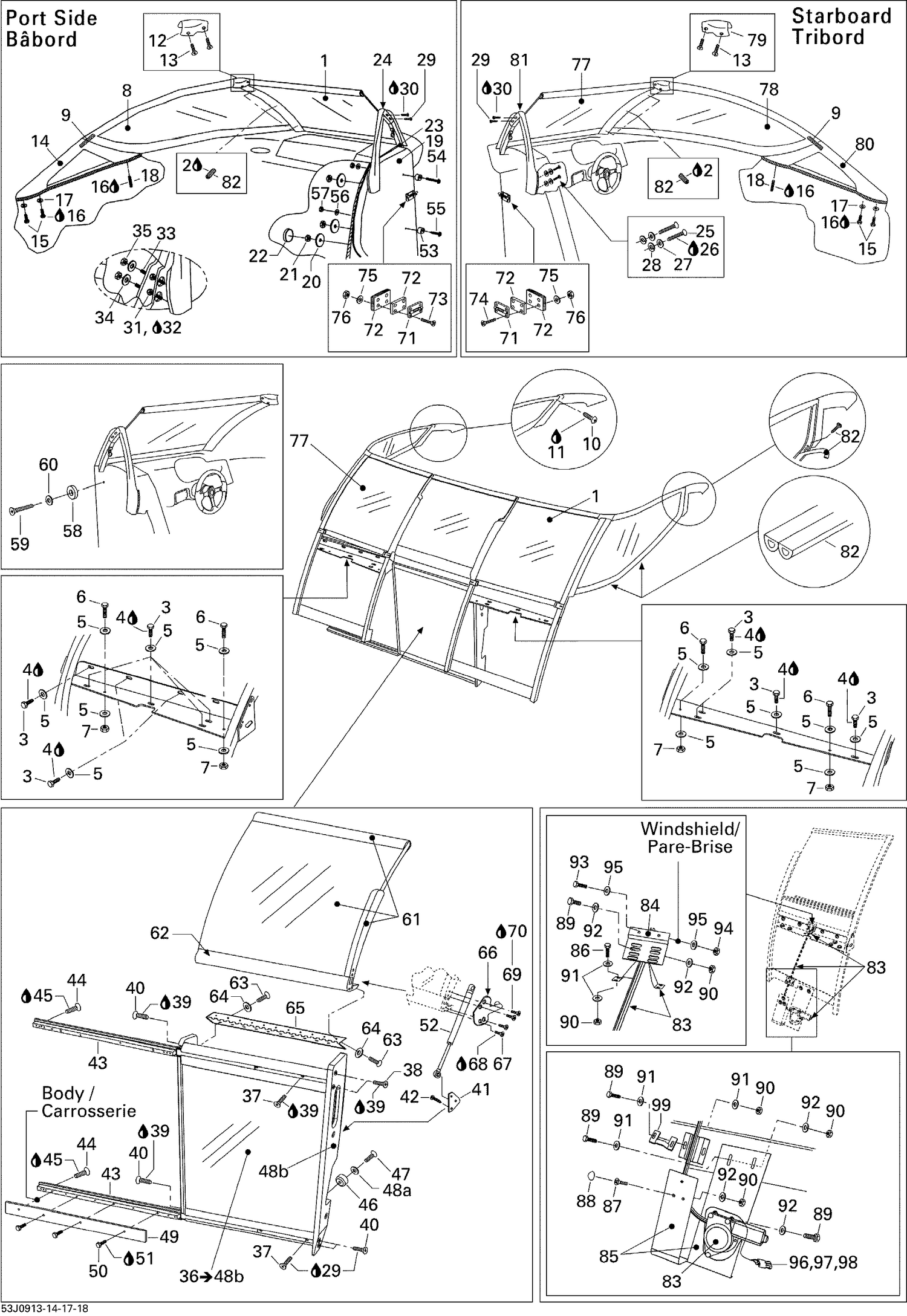 09- Windshield, Retractable