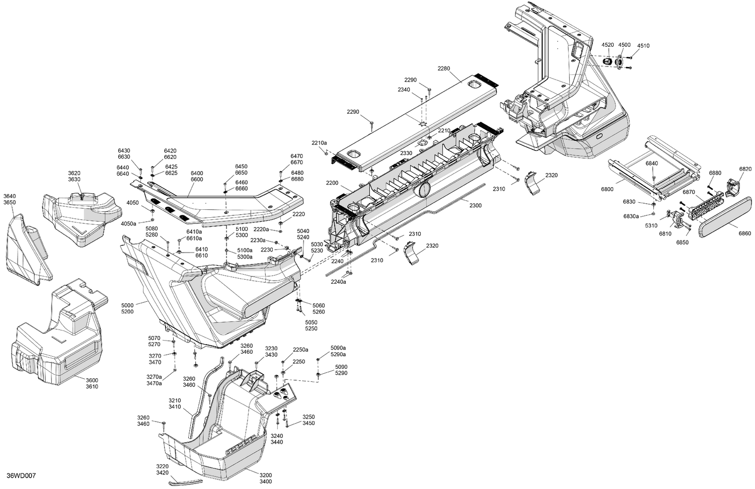 06- HULL - Rear Deflector Float and Rear Bumper