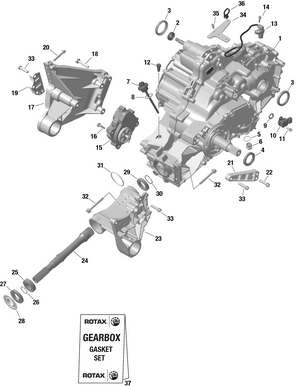 05- Gear Box And Components Schematic