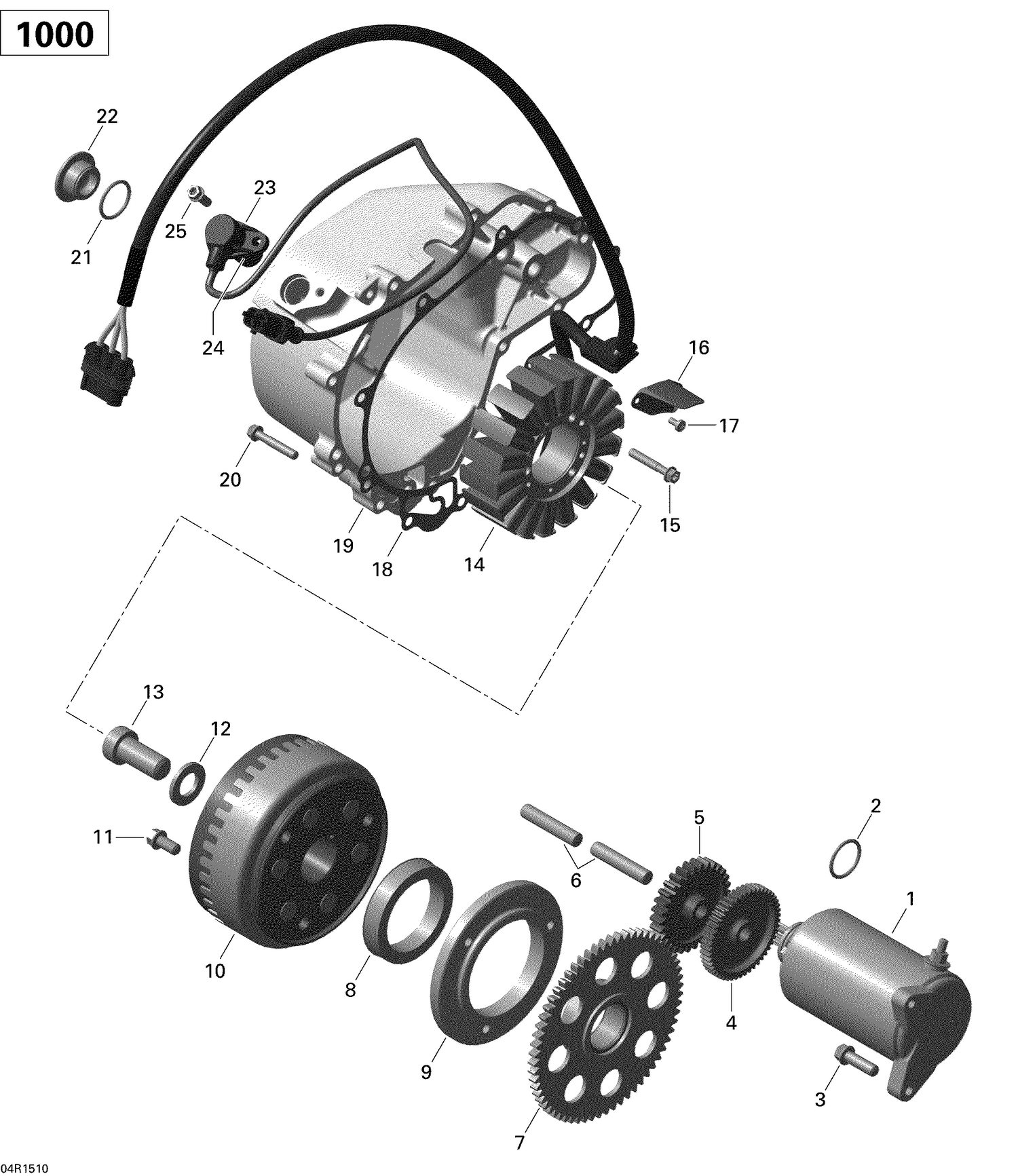 03- Magneto And Electric Starter _04R1510