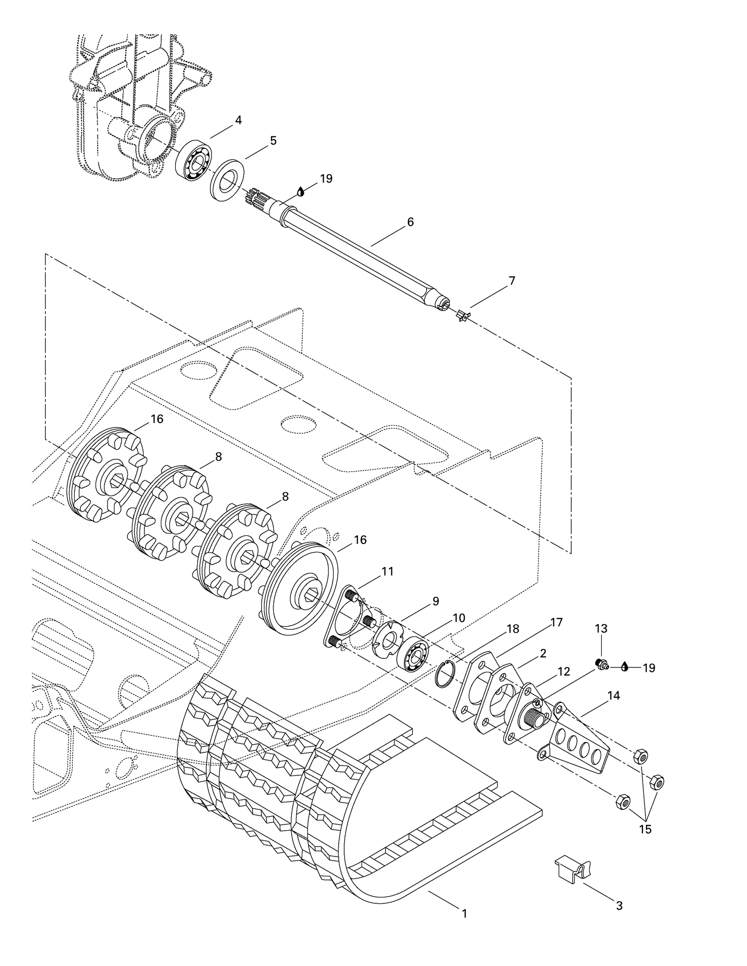 05- Drive Axle And Track