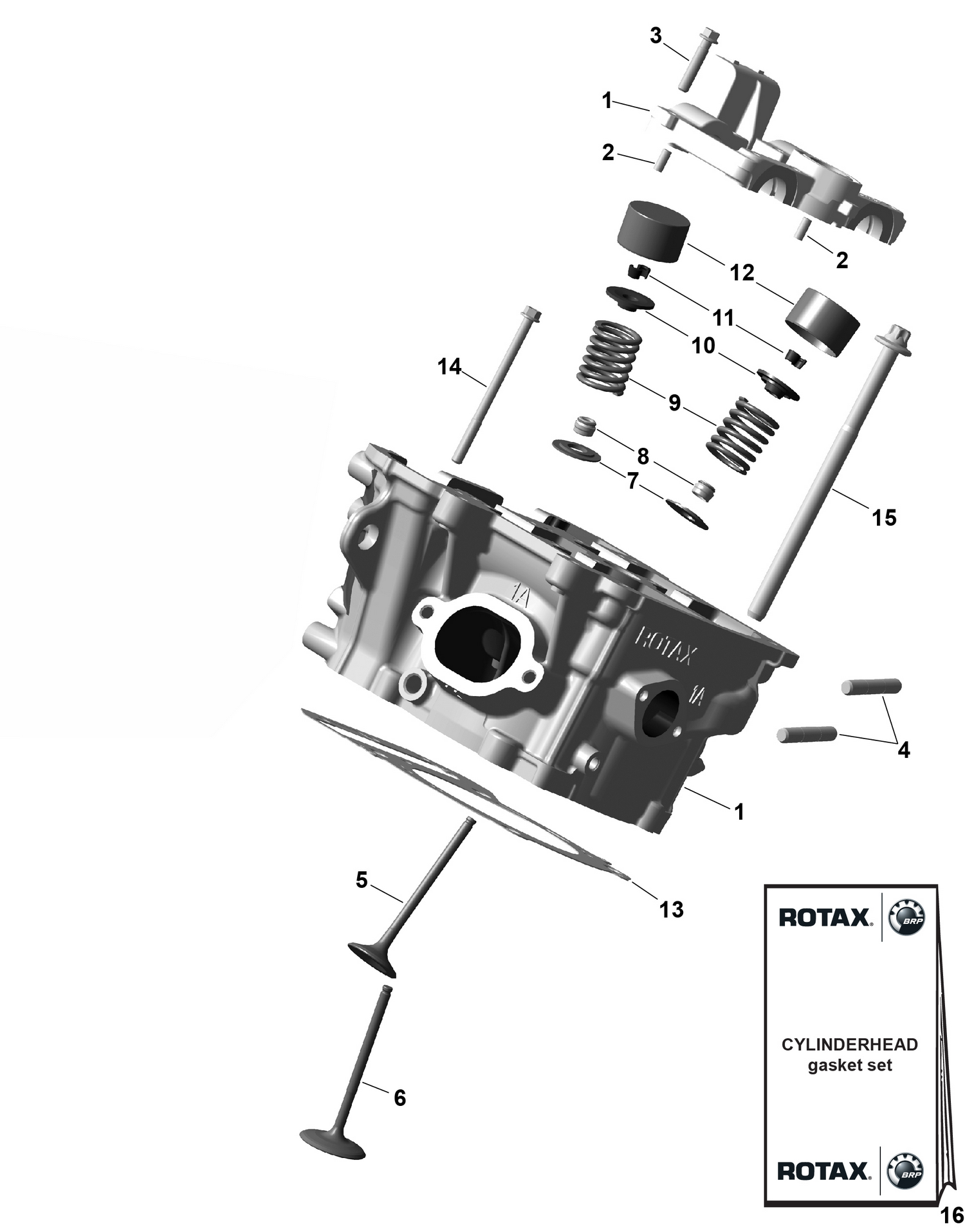01- ROTAX - Cylinder Head