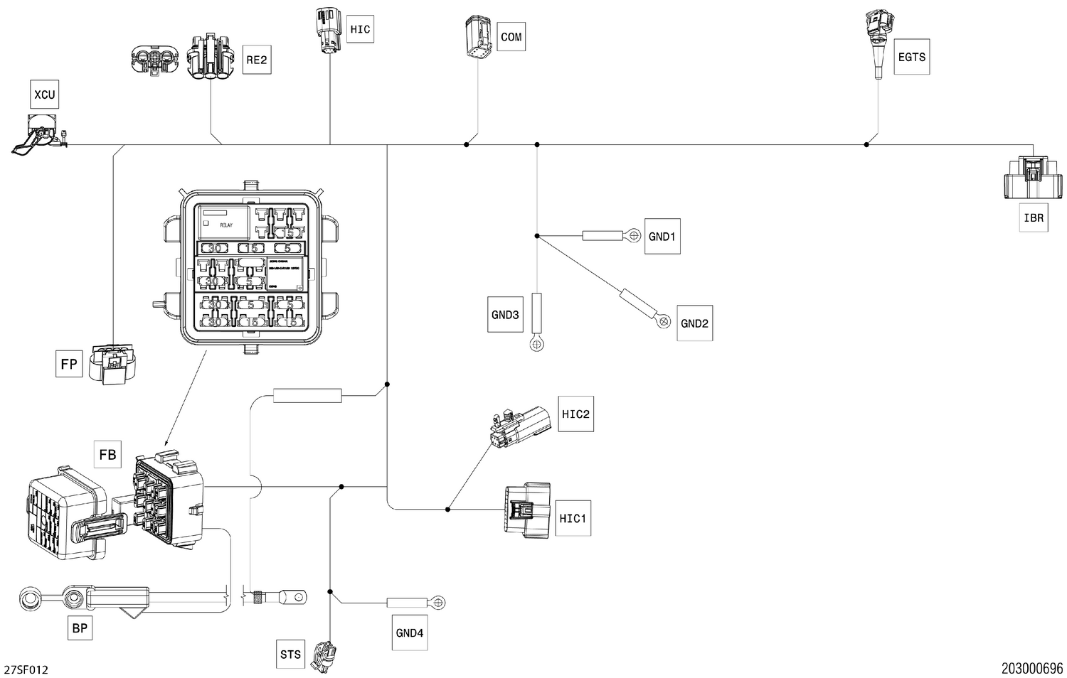 02- Electric - Main Harness - 278004457