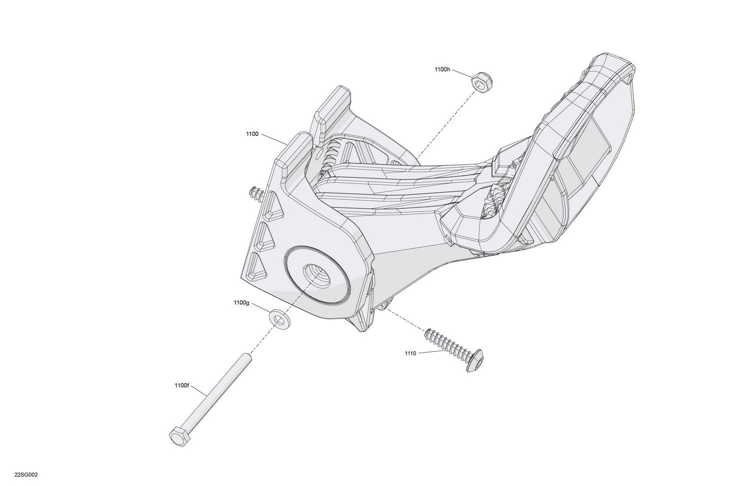 Sea-Doo OEM Reboarding Device Ass'y (295100642) (Spark 2014-2024) - 2014-2024 Se