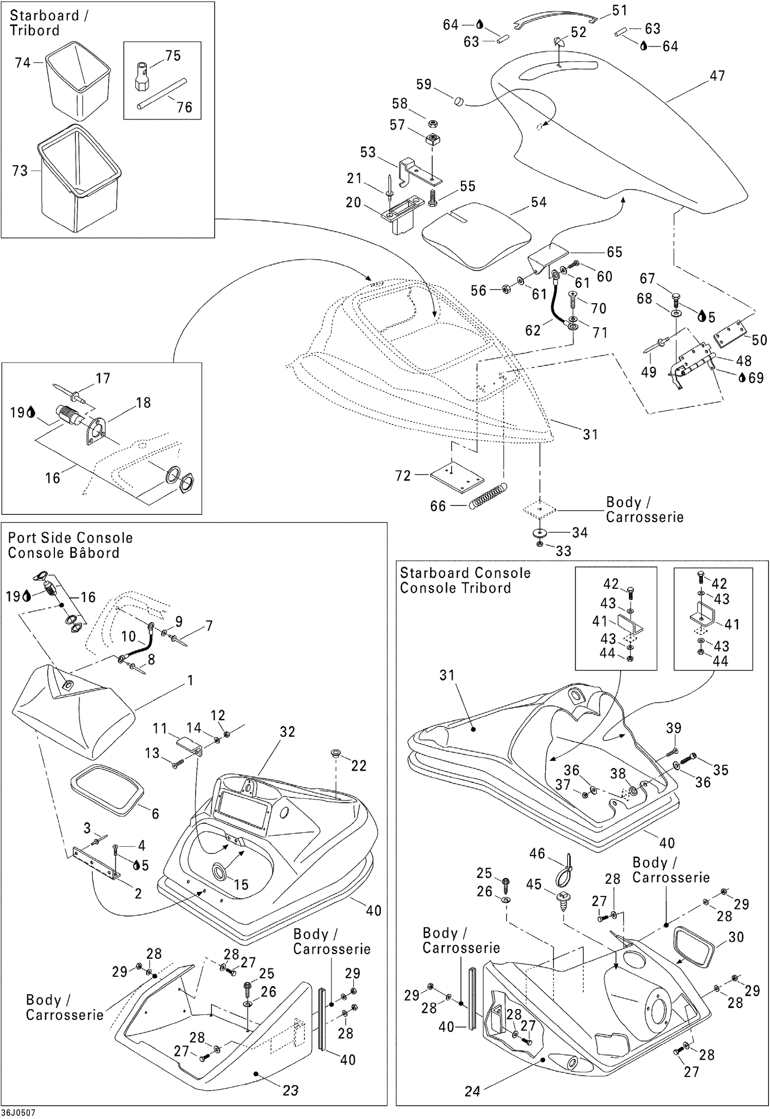 09- Front Console And Glove Box