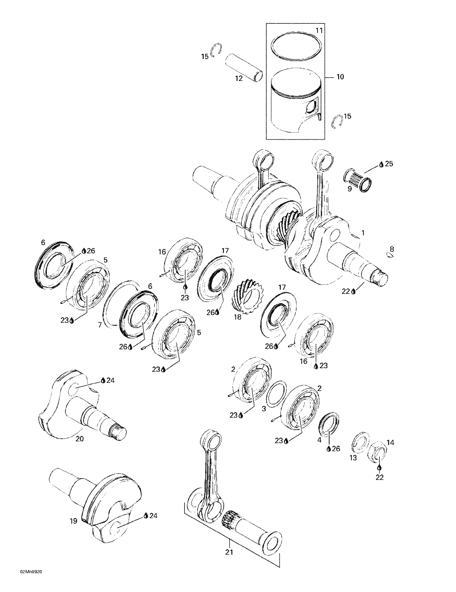 01- Crankshaft And Pistons