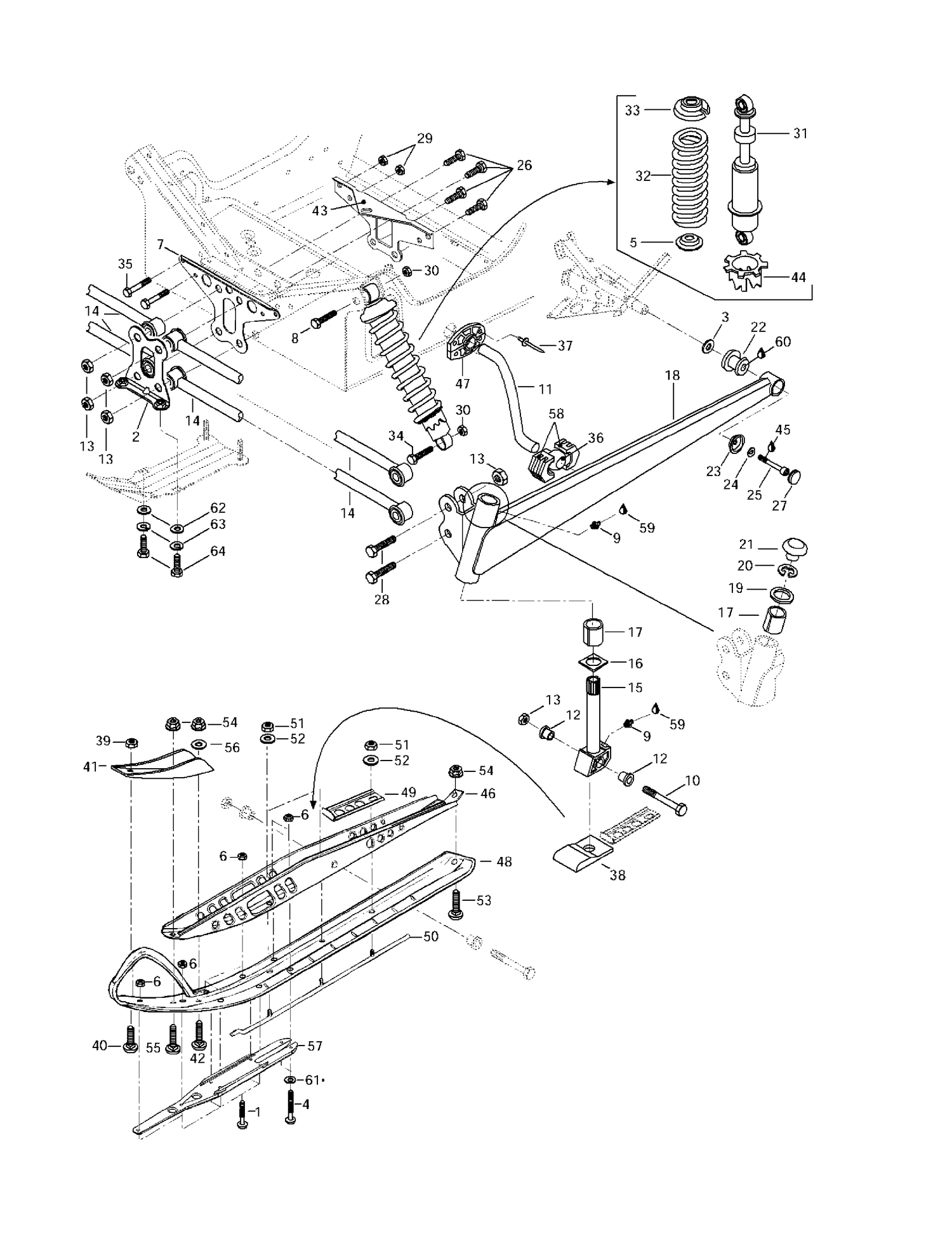 07- Front Suspension And Ski